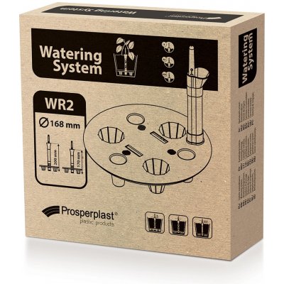 Prosperplast 17cm ROUND WR2 černý – Hledejceny.cz