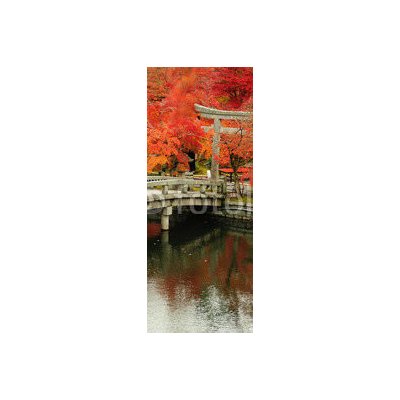 WEBLUX 63969080 Samolepka na lednici fólie Autumn foliage at Eikando Temple in Kyoto Podzimní listí v chrámu Eikando v Kjótu Japonsko rozměry 80 x 200 cm – Zboží Mobilmania