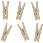 Dřevěné kolíčky přírodní 3,5 cm - 10ks – Zboží Dáma