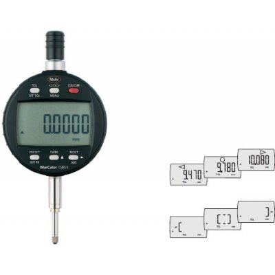 Mahr Úchylkoměr číselníkový digitální 25/0,0005mm marcator 1086r výstup dat ip42 4337621 – Hledejceny.cz