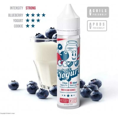 Adams vape Blueberry Cookie Yogurt Shake & Vape 10 ml – Zboží Dáma Adams vape Blueberry Cookie Yogurt Shake & Vape 10 ml – Zboží Dáma