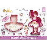 Decora Decora Sada vykrajovátek - balerína a šaty – Hledejceny.cz