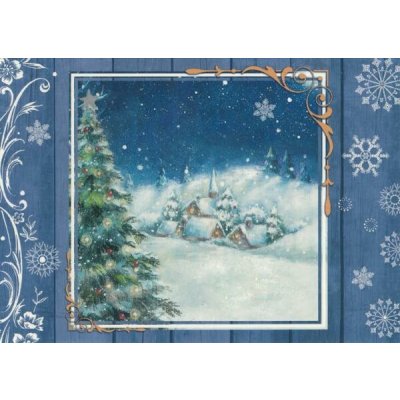 Pohlednice Vánoční vesnička – Hledejceny.cz
