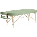 Fabulo USA Dřevěný masážní stůl Fabulo guru Oval Set 192 x 76 cm 7 barev Barva: bledě zelená 192 x 76 cm 16,3 kg 3 barvy – Zboží Dáma