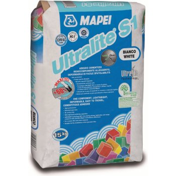 MAPEI ULTRALITE S1 Cementové lepidlo deformovatelné 15kg bílé