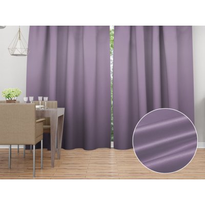 Biante Saténový závěs LUX-L043 Fialová lila 140x240 cm – Sleviste.cz