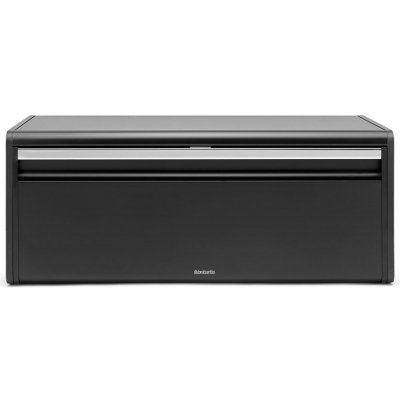 Chlebník Brabantia FALL FRONT 46x25cm černý matný – Zboží Dáma