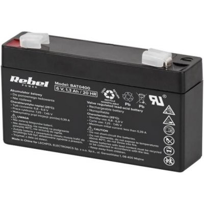 REBEL 6V 1.3Ah – Zbozi.Blesk.cz