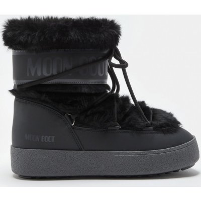 Moon Boot Ltrack Faux Fur Wp 24501300001 Black 001 – Zboží Dáma