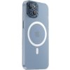 Pouzdro a kryt na mobilní telefon Pouzdro Appleking ochranné průsvitné s MagSafe iPhone 14 Pro - modré