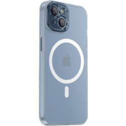 Pouzdro Appleking ochranné průsvitné s MagSafe iPhone 14 Pro - modré