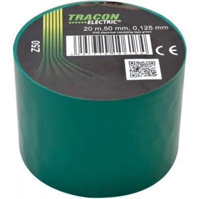 Tracon Electric Páska izolační 20 m x 50 mm zelená