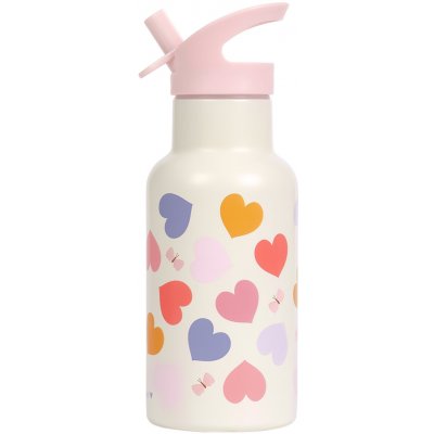 A Little Lovely Company nerezová láhev na pití srdce 350 ml – Zboží Mobilmania