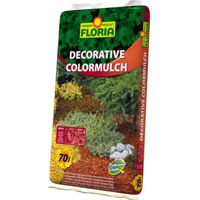 Floria ColorMulch dekorační mulč cihlová 70 l