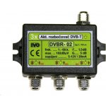 Ivo DVBR-02 aktivní rozbočovač 3x výstup"F" 5dB zisk – Hledejceny.cz