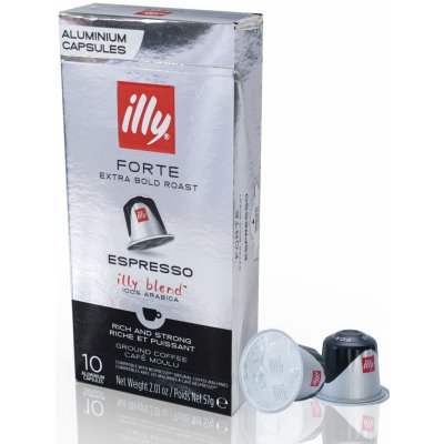 Illy Forte Extra Bold Roast kapsle Do Nespresso 10 ks – Zboží Mobilmania