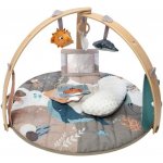 Bo Jungle Hrací deka s dřevěnou hrazdičkou Ocean Bliss – Sleviste.cz