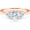 Prsteny Savicki prsten Fairytale růžové zlato diamant PI R FAIR107