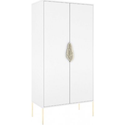 Skandica Merlin Bílá lakovaná 160 x 80 cm – Sleviste.cz