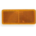Odrazka oranžová 90 x 40 mm samolepicí – Hledejceny.cz