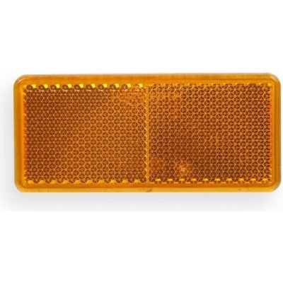 Odrazka oranžová 90 x 40 mm samolepicí – Hledejceny.cz