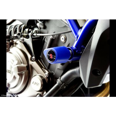 Yamaha MT-07,FZ-0714-26,Xsr700,MT-07Tracer,FJ-07Tracer16-26,MT-07Tracergt,FJ-07Tracergt19-26 Padací protektory motoru Powerbronz - anodizovaná zelená (elox) – Hledejceny.cz