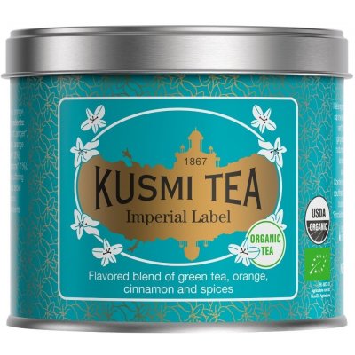 Kusmi Tea Imperial Label sypaný čaj v kovové dóze 100 g – Zbozi.Blesk.cz