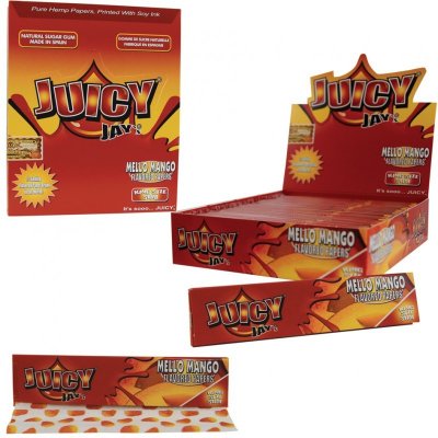 Juicy Jay’s king size papírky mango 32 ks – Hledejceny.cz