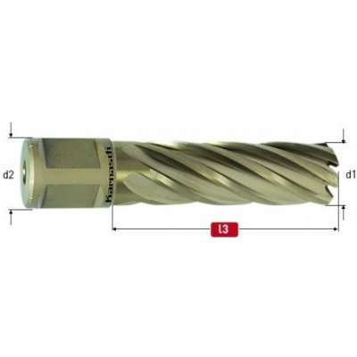 Karnasch jádrový vrták Gold-line 16x55 mm KRL160U