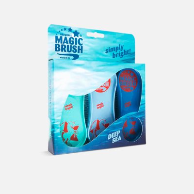 KERBL Kartáče MAGIC BRUSH modrý tyrkysový a fialový – Sleviste.cz