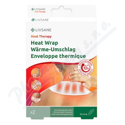 LIVSANE Hřejivý zábal 29 x 9 cm 2 ks – Sleviste.cz