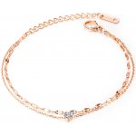 Mabell Náramek na nohu CZ221GZ110RGC45 – Zboží Dáma