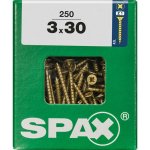 Spax Yellox Univerzální vrut, ø 3 × 30 mm, PZ1, zápustná hlava, 250 ks 4081020300307 – Hledejceny.cz