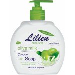 Lilien Olive Milk tekuté mýdlo dávkovač 500 ml – Zboží Dáma