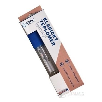 BIOMIC Klasický teploměr galliový s pouzdrem 1 ks – Zboží Dáma