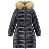 Dětský kabát Guess Real Down Hooded Long Jacket J4BL18WGL50-JBLK Černá