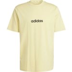 adidas ESSENTIALS LINEAR SINGLE JERSEY žlutá – Zboží Mobilmania