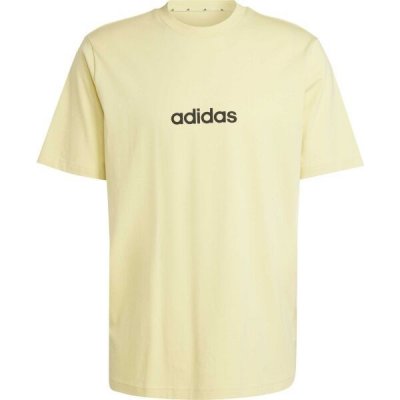 adidas ESSENTIALS LINEAR SINGLE JERSEY žlutá – Zboží Mobilmania