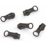 Jezdec ke spirálovým voděodolným zipům No 7 - (G326) šedá (50 ks) – Zboží Mobilmania