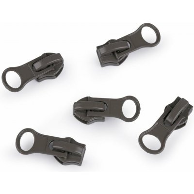 Jezdec ke spirálovým voděodolným zipům No 7 - (G326) šedá (50 ks) – Zboží Mobilmania