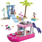 MEGA BLOKS Mega Construx Barbie Set Malibu Loď snů – Zboží Dáma