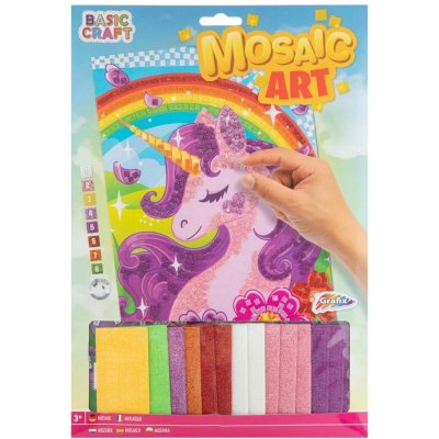 GRAFIX Mozaikový obrázek Jednorožec A4 kreativní set – Hledejceny.cz