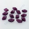 Dětský korálek Skleněné mačkané korálky - dvoudírkové DIAMONDUO™ Mini 4x6mm Varianta: DDmini/25032/25 - Bordeaux, 4x6mm, balení = 25g (cca 340ks)