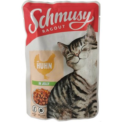 Schmusy Ragout s kuřecím masem v omáčce 100 g – Hledejceny.cz