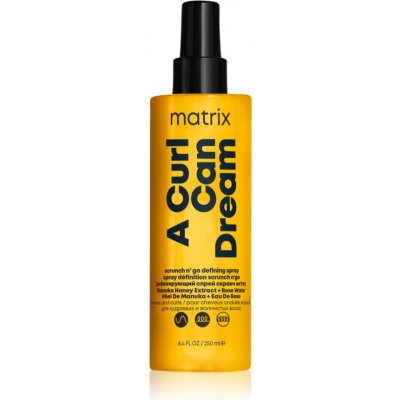 Matrix Total Results A Curl Can Dream Scrunch N' Go Defining Spray For Waves and Curls 250 ml – Zbozi.Blesk.cz