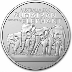 The Perth Mint Australia Sumatran Elephant 1 Oz