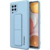 Pouzdro a kryt na mobilní telefon Samsung Wozinsky Kickstand Case silikonové pouzdro se stojánkem Samsung Galaxy A42 5G světle modré 5907769317309