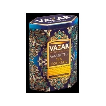 Vazar černý čaj Cocktail Amaretto plech 100 g