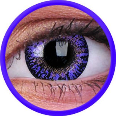 MaxVue Vision ColorVue One-Day Violet barevné čočky nedioptrické 10 čoček – Zboží Mobilmania