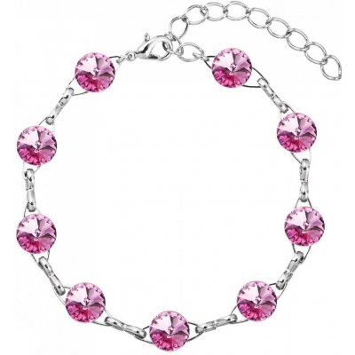 Swarovski Elements Rivoli rhodiovaný růžový 33111.1 Rose růžová